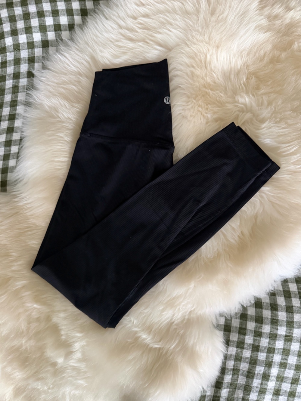 lululemon Black Ribbed Leggings